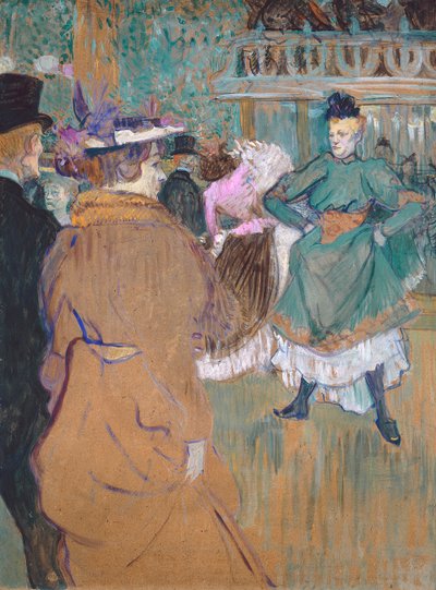 Quadrille im Moulin Rouge, 1892 von Henri de Toulouse Lautrec